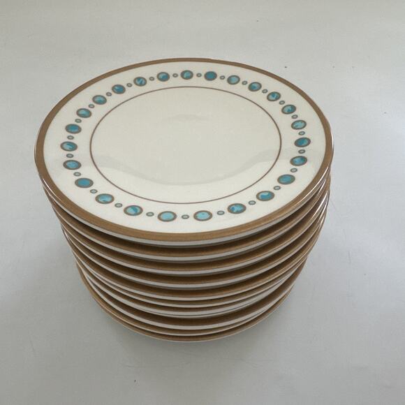 SET of 11 Frontgate Melamine Bread Plates Desert Appetizer SUMMER - Picture 1 of 7